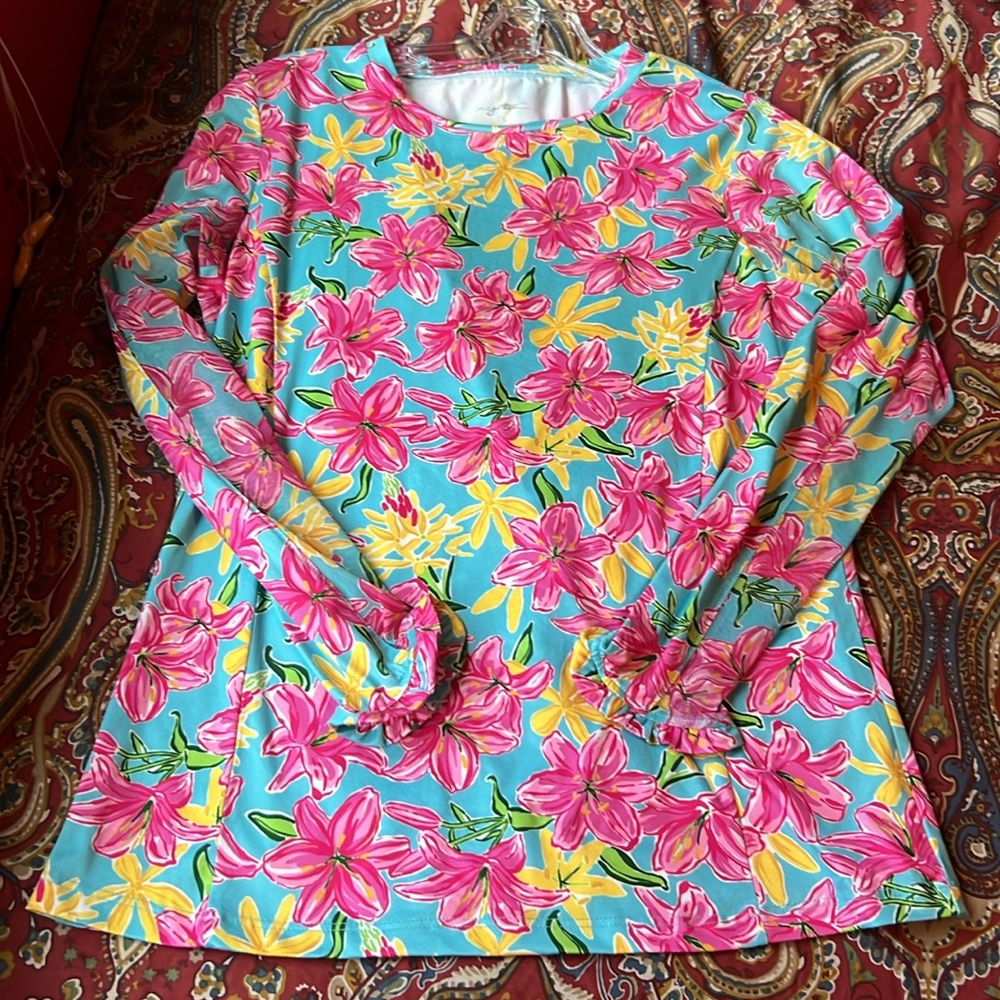 Gottex Floral Swim Rashguard S